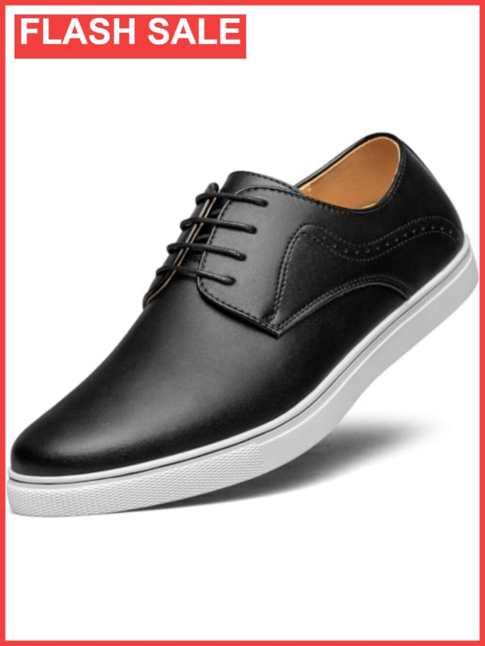 Men's Oxford Dress Shoes Cushioned Business Casual Sneakers Lace-Up
